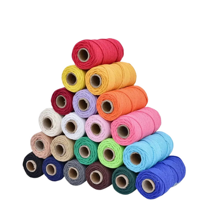SandrasCreatives™ - Durable 3mm 200M 100% Natural Cotton Rope