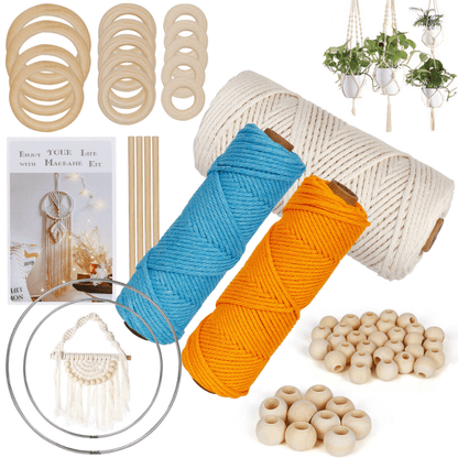 SandrasCreatives™ - 73 Pcs Macrame Kits for Adults Beginners DIY AU