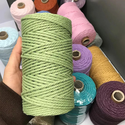 SandrasCreatives™ - Durable 3mm 200M 100% Natural Cotton Rope